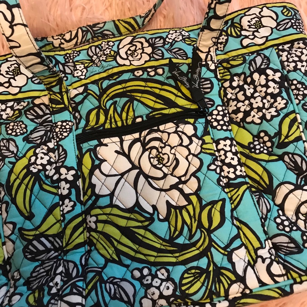 Vera Bradley Island Blooms large tote